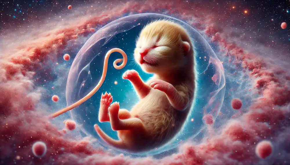 ¿Por Qué El Cordón Umbilical De Mi Gato Todavía Está Unido Al Gatito-2